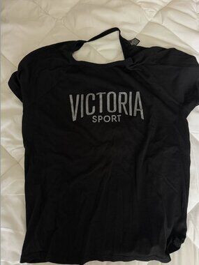 Victoria's Secret sport glitter logo t-shirt